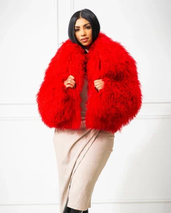 2026 Colorful Price Winter Warm Women Faux Wool Coat Mongolian Lamb Coat