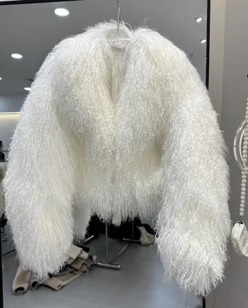 2026 Colorful Price Winter Warm Women Mongolian Wool Wool Coats
